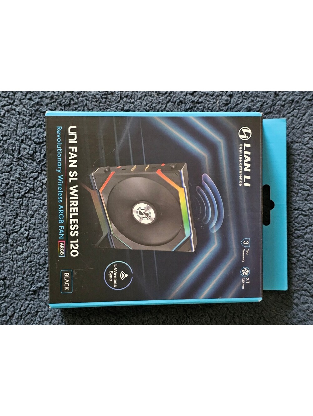 Lian Li UNI FAN SL IN Wireless 120 Case Fan Black